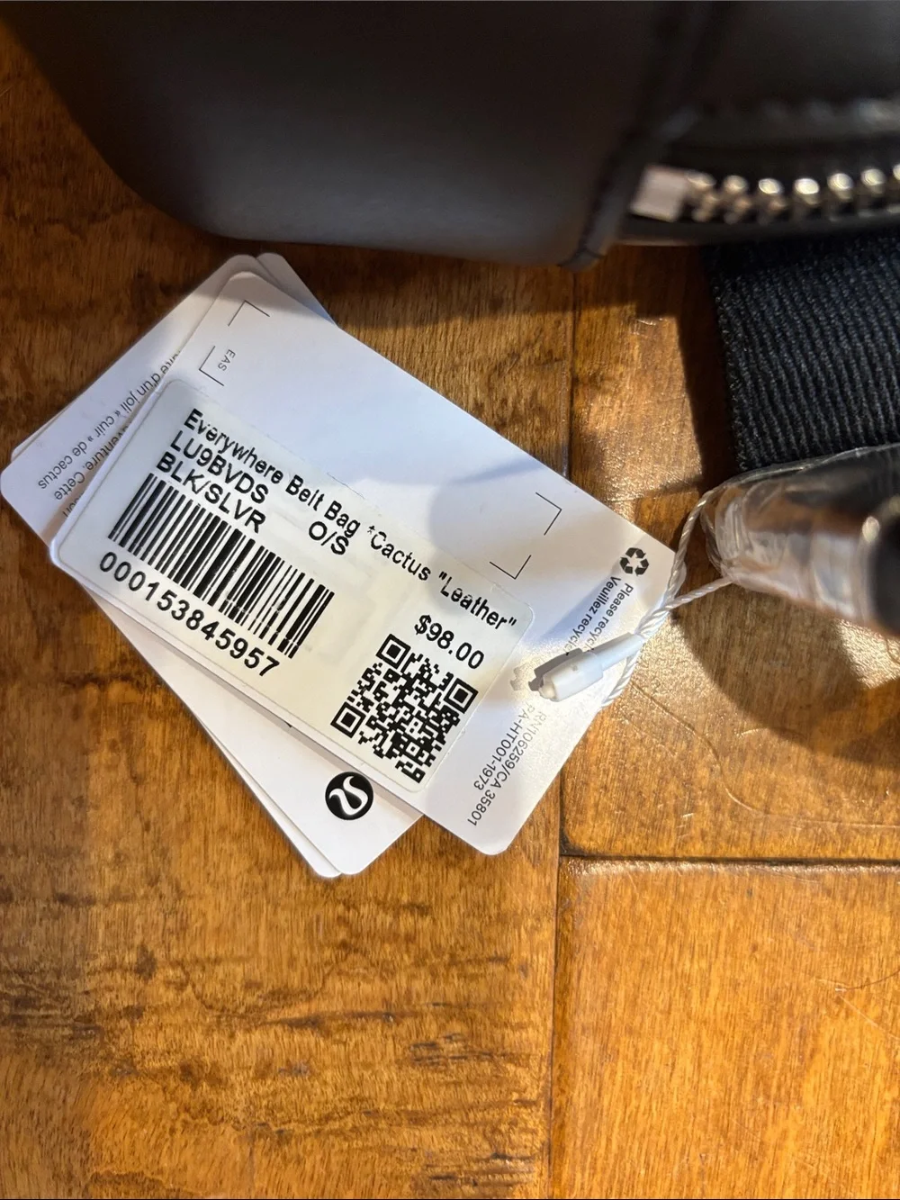 lululemon Everywhere Belt Bag Cactus Leather, Silver Hardware, SOLD OUT - Picture 5 of 8